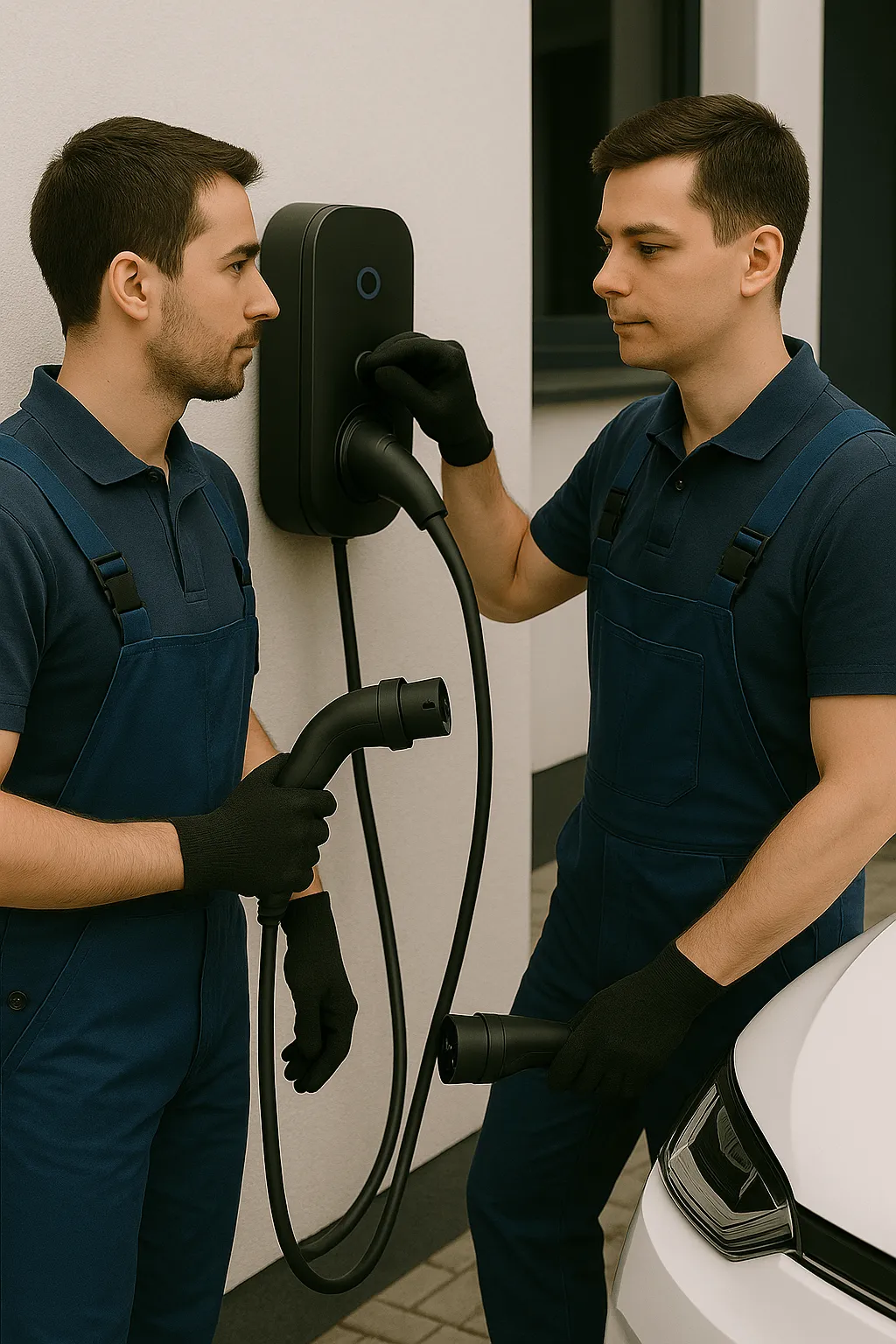 Montaż ładowarki do samochodu elektrycznego w Łodzi