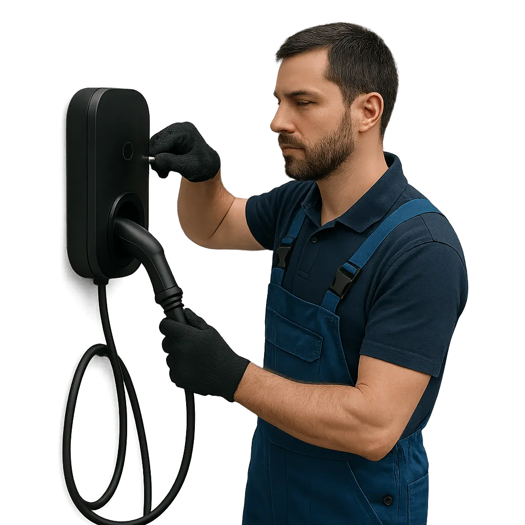 Montaż ładowarki do samochodu elektrycznego w Łodzi